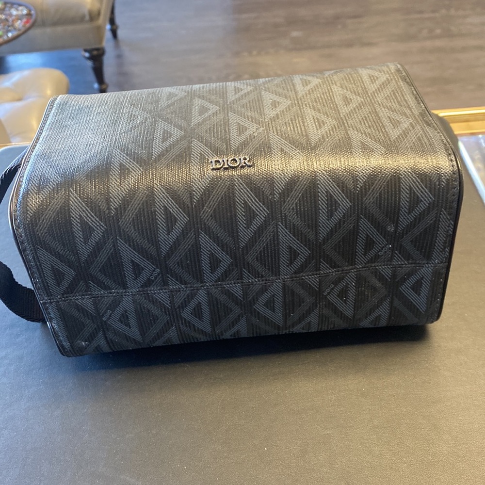 Dior cube zip top cosmetic travel bag - Picture 5 of 8